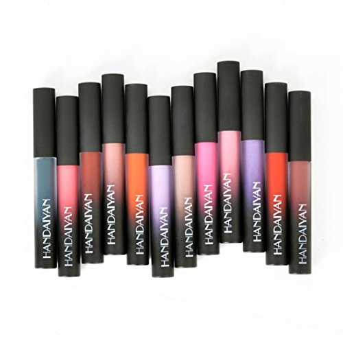 Winwintom Impermeable Long Lasting Liquid Velvet Matte Lipstick Maquillaje Lip Gloss (K)