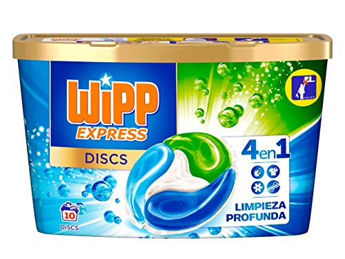 Wipp Express Detergente en Cápsulas Discos – 10 Discos