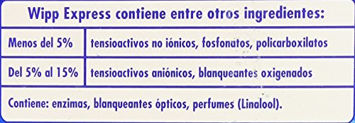 Wipp Express Detergente en Polvo, 100 lavados, 6 kg