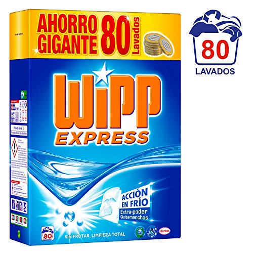 WiPP Express Detergente en Polvo - 80 Lavados (5,2 Kg)