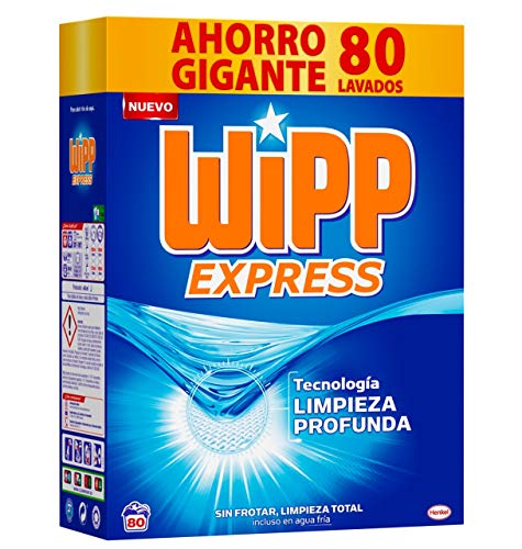 WiPP Express Detergente en Polvo - 80 Lavados (5,2 Kg)