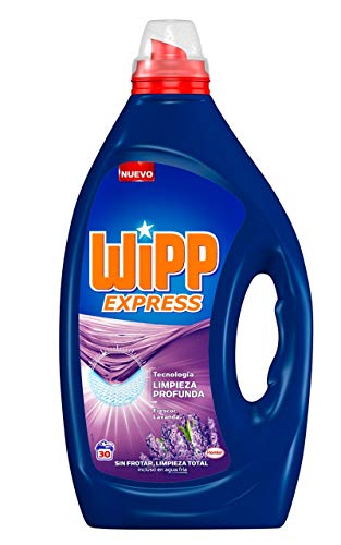 Wipp Express Detergente Líquido Lavanda - 30 Lavados (1,5L)
