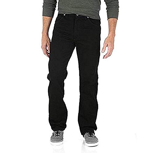 Wrangler Men's Relaxed Fit Jeans - Mens Black Jeans (34X29, Black)