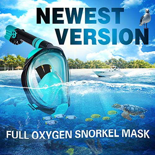 WSTOO Máscara de Snorkel,Máscara de Buceo Plegable 180 Vista panorámica,para Adultos y niños