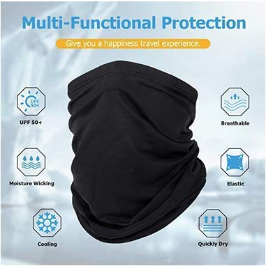 Wthesunshin Bufanda Calentadora De Cuello Aguamarina Turquesa Ágata Mineral Gema Piedra Hermosa Bufanda de Invierno Bandana Balaclava Pasamontañas Calentador de Cuello Pañuelos