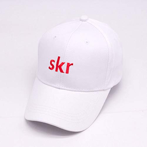 wtnhz Gorra de Verano con protección Solar, Sombrero para el Sol, Gorra de béisbol con Bordado de Color, Sombrero de Pareja Informal Coreano