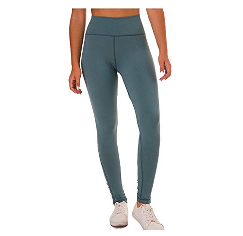 WUXEGHK Pantalones De Yoga De Bolsillo De Secado Rápido Elásticos De Cintura Alta Para Mujer Nylon Spandex Lifting De Glúteos Pantalones Deportivos Cómodos Y Transpirables Tamaño:M