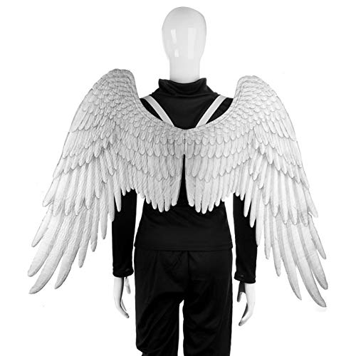 wxq Ángel 3D del Diablo de Halloween Gran Fiesta de Carnaval ala Rendimiento Prop Decoración de la Mascarada Hombres Mujeres Regalo de los Amantes del Animado QP2 (Color : Black)