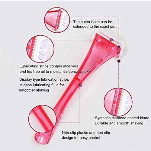 XBYXY Máquina de Afeitar Recortadora de Bikini Portátil para Mujeres Bikini de Afeitar del Vello púbico