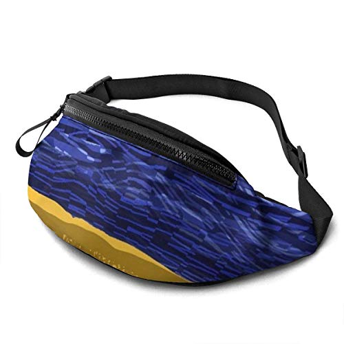 XCNGG Bolso de cintura corriente bolso de cintura de ocio bolso de cintura bolso de cintura de moda Abstract Sky Fanny Packs for Women and Men Waist Bag Adjustable Belt for Outdoors Workout, Traveling