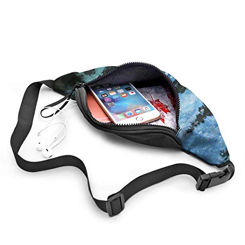 XCNGG Bolso de cintura corriente bolso de cintura de ocio bolso de cintura bolso de cintura de moda Night Sky Fanny Packs for Women and Men Waist Bag Adjustable Belt for Outdoors Workout, Traveling,Ca