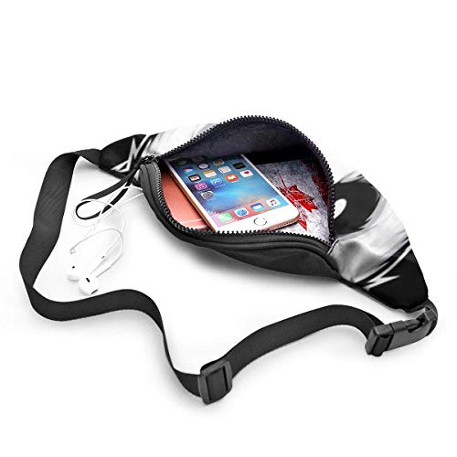 XCNGG Bolso de cintura corriente bolso de cintura de ocio bolso de cintura bolso de cintura de moda Panda Head Fanny Packs for Women and Men Waist Bag Adjustable Belt for Outdoors Workout, Traveling,C