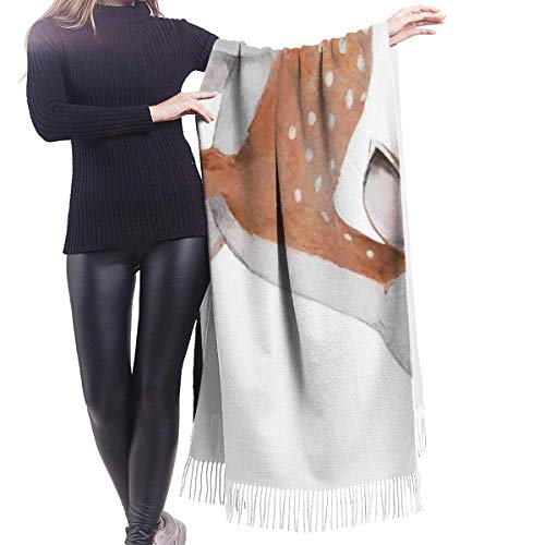 XCNGG Bufanda con flecos de cachemira de imitación chal bufanda larga de moda Women Scarves Winter Soft Wraps Young Adult Cashmere-like Shawl Stole Scarf