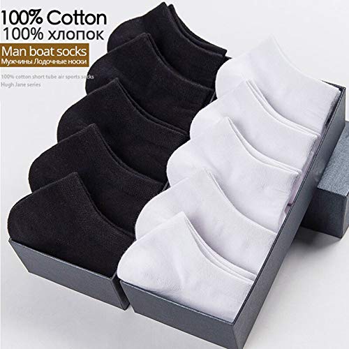 Xiaobing12 pares de calcetines de verano de algodón, calcetines delgados y transpirables, calcetines de alta calidad, calcetines de deporte cortos, calcetines informales -B14