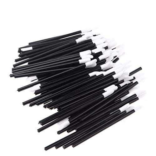 Xiton 100pcs desechables pincel pincel labios para brillo de labios pintalabios Corrector Cepillos labios labio desechables pincel varitas Aplicador Perfecto maquillaje herramienta Kits