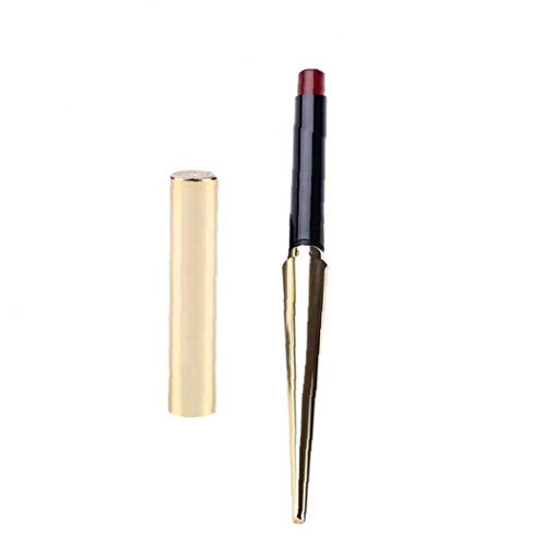 XKJFZ 1pc Barra De Labios Mate Impermeable Y Dura Más Tiempo Bala Belleza del Lápiz Labial Lip Cosmética Hidratante Diseño Satin Pintalabios Brillante Regalo para Las Mujeres Niñas (04)