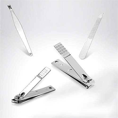 XMBT Cuidado De Uñas Cortador De Piezas Cortador De Cutículas Kit De Manicura Y Pedicura Juego De Estuches Juego De Regalo,Kit De Cortaúñas Harpily para Hombres Y Mujeres Pr Incluye Cortaúñas Uñas