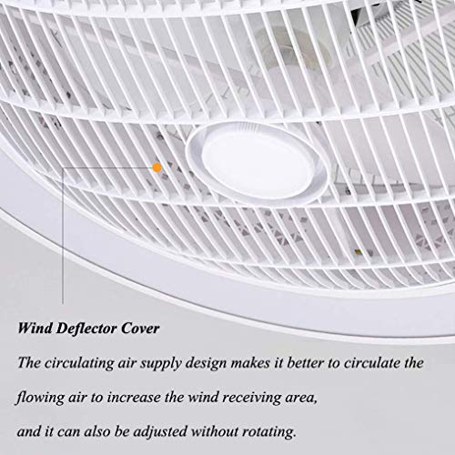 XMYX Ventilador de Techo con Luz y Mando a Distancia Ventilador Silencioso Lámpara de Techo LED Regulable Moderna Ventilador Invisible Cuarto de Estar Dormitorio Guardería Plafón Fan, 72W, 59 cm