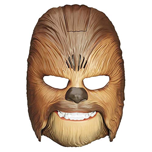XWYWP Máscaras Halloween Star Wars Luminoso electrónico la Fuerza Despierta Chewbacca máscara Fiesta y Halloween máscara Juguetes con Voz