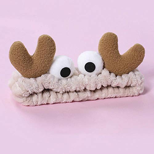 XZY Banda para el Cabello de Felpa Banda para el Cabello elástica Lavado de Cara Maquillaje Maquillaje Orejas de Conejo Arco Tocado Accesorios para el Cabello, FS751-58