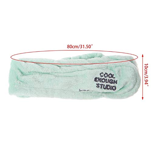 XZY Hair Band Wash Face Bath   Wrap Maquillaje Orejas de Conejo Diadema Soft Elastic, PK