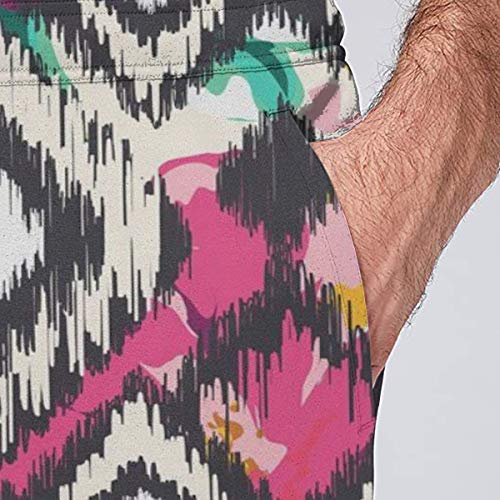 Yaitty - Pantalones de chándal para Hombre y Mujer, diseño Oriental étnico Boho Talavera, Negro, XXXL