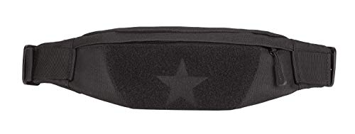 Yakmoo Bolso de Cintura Estilo Militar Táctico Bolsa de Riñonera Deportiva Impermeable Molle Sistema al Aire Libre Negro