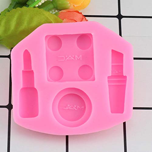 YANHU DIY Herramientas de Maquillaje Lápiz Labial Molde de Silicona Arcilla polimérica Moldes de Caramelo de Chocolate 3D Craft Baking Cupcake Fondant Herramienta de decoración de Pasteles