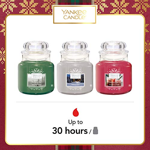 Yankee Candle Set de Regalo con 3 Velas Aromáticas en Tarro Pequeño, Colección Alpine Christmas, Estuche de Regalo Navideño