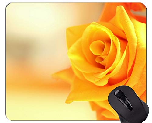 Yanteng Gaming Mouse Pad Custom, Nature, Rose, Flower - Stitched Edges