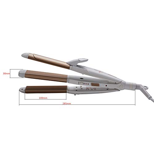 YASHANG Plancha De Pelo Rizador De Pelo Tres En Uno Férula Eléctrica Multifunción Straight Roll