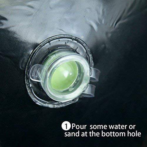 YAVOCOS Saco De Arena Saco De Arena Pesado Inflable Saco De Entrenamiento De Vaso Independiente con Inflador De Aire