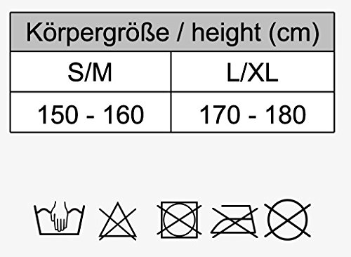 Yenita® Pack de 2 Medias autoadhesivas con costura y encaje borde negro