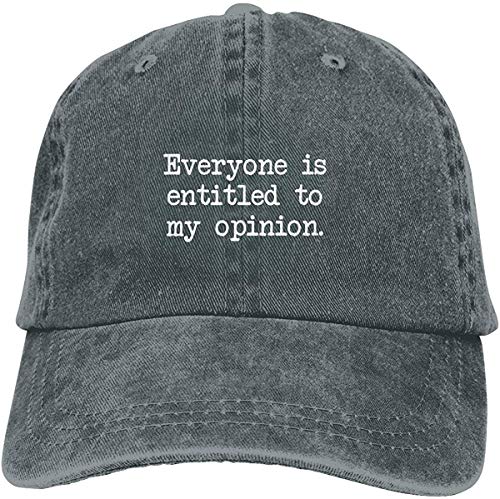 YGSKUY Everyone is Entitled to My Opinion Unisex Soft Casquette Cap Vintage Adjustable Baseball Caps Cowboy Caps,Deep Heather,One Size