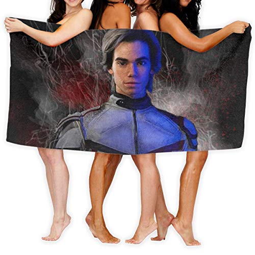 YHJUI Descendants 3 Carlos Toallas de baño Suaves Toalla de Playa Toalla de baño Estampado de Moda Hombre Mujer
