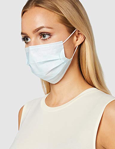 YHUK SY45 Máscara Protectora Desechable No Estéril de 3 Capas Tipo I (Paquete de 50 Máscaras)
