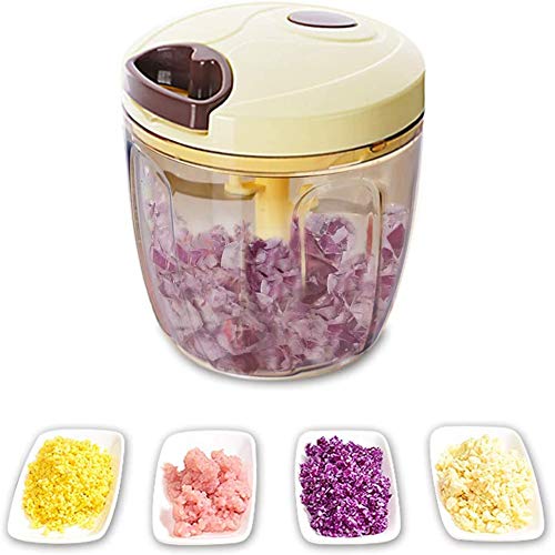 Yiyu con la máquina de Cortar la Cebolla por Cable, Cebolla Cebolla helicóptero trituradora Manual múltiple helicóptero máquina de Cortar Las Verduras for la Ensalada Obstzerkleinerer Fruta x