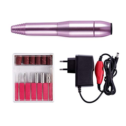 YIYYI, máquina de manicura profesional, juego de brocas eléctricas para uñas, cortador de molino, lima de lijado para arte de uñas, cortador de esmalte en gel