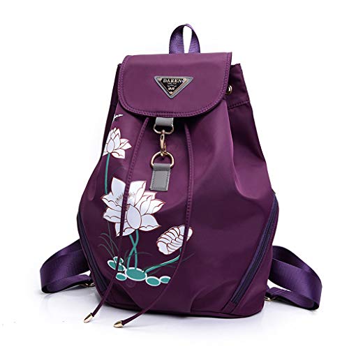 YKDDDD Mochila de Mujer Mochila para Mujer Nueva Mochila de Nylon Juvenil Informal para niñas Adolescentes Mochila Escolar Mochila de Gama Alta para Mujer Mochila Impermeable y Duradera   PP