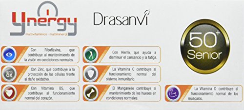Ynergy Senior +50 36 cápsulas con Vitaminas, Minerales Drasanvi