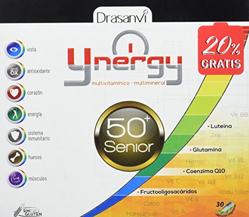 Ynergy Senior +50 36 cápsulas con Vitaminas, Minerales Drasanvi