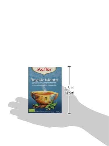 Yogi Tea Infusión de Hierbas Regaliz Menta - 17 bolsitas