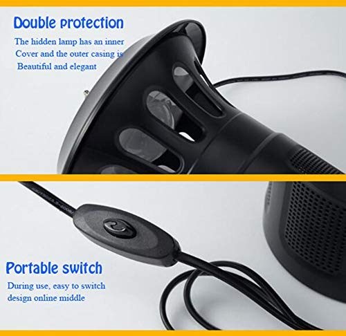 YOLE Lámpara De Mosquito Hogar Led Mosquito Asesino Fotocatalizador Fuente De Alimentación USB,Repelente Mosquitos Interior y Exterior Las Mujeres Embarazadas niños Pueden Usarlo con Confianza