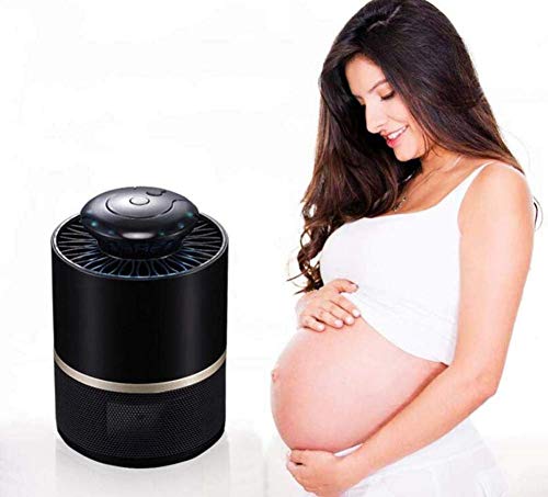YOLL Nuevo fotocatalizador Repelente de Mosquitos lámpara casera led Mosquito asesin60M2,Sin químicos, sin radiación.Bebé, Las Mujeres Embarazadas Pueden Usarlo con Confianza,Black