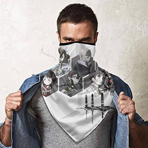 YUIT multifuncional cuello polaina bufanda para la cabeza Sword Art Online cubierta facial Bandana para cubierta antipolvo