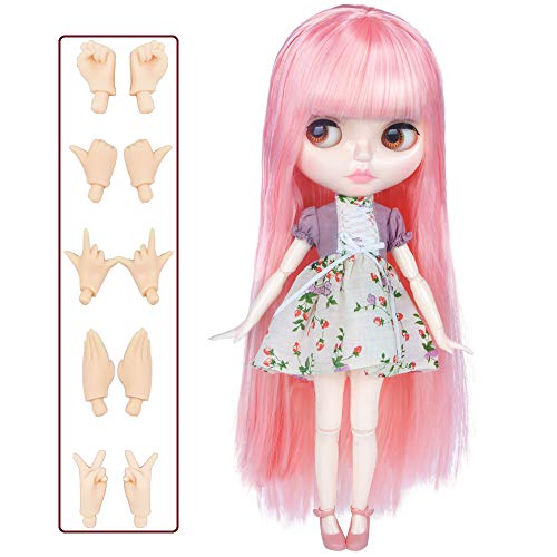 YUMMON el de 12 Pulgadas muñeca Desnuda es Similar a la muñeca del bjd Blyth, muñecos Personalizados se Pueden Cambiar Maquillaje y Vestido de muñecas DIY