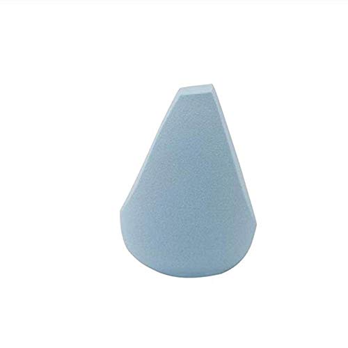 YWAWJ Licuadora Impecable Esponja de Maquillaje de Boda Esponja cosmética Puff Gota de Agua Polvo Gota de Agua Práctico de Tres Cortes (Color : Blue)