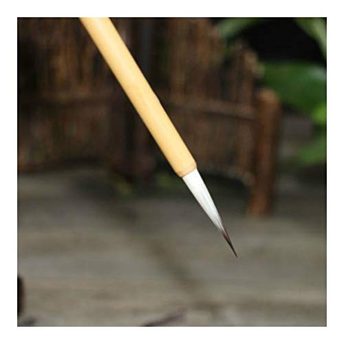 YXCUIDP Chino de la caligrafía china pluma de los cepillos Pintura Pintura de paisaje del sistema de cepillo fino oro Comadreja Cuerpo y la lana de pelo pluma de los cepillos