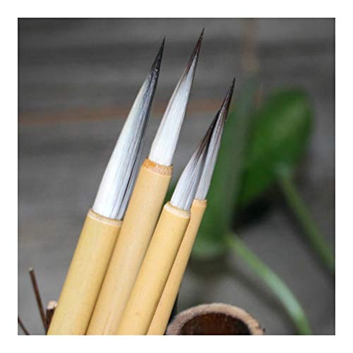 YXCUIDP Chino de la caligrafía china pluma de los cepillos Pintura Pintura de paisaje del sistema de cepillo fino oro Comadreja Cuerpo y la lana de pelo pluma de los cepillos