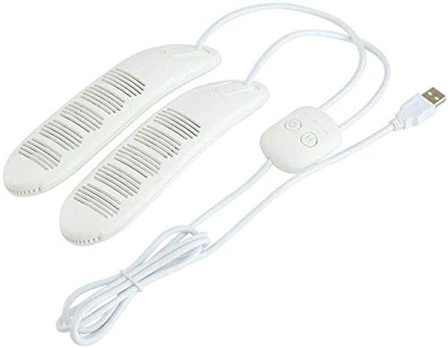 YXDEW Zapato Bota Secadora, Fundamentos de Invierno for la Familia, Secadora portátil Puerto USB Alimentado portátil Pie de Arranque Guante Secadora con Temporizador, térmico (Color : White)